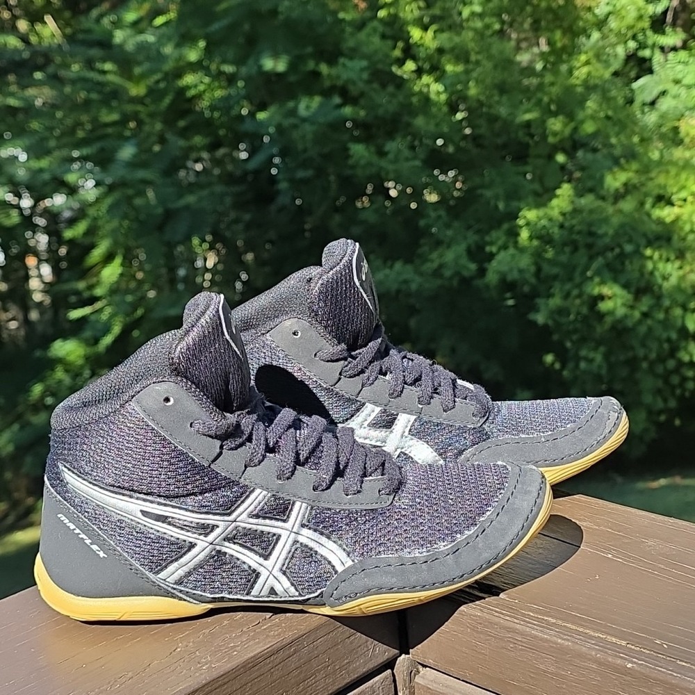 Asics Matflex Wrestling‎ Shoes Men's 3.5 Lace-up Black